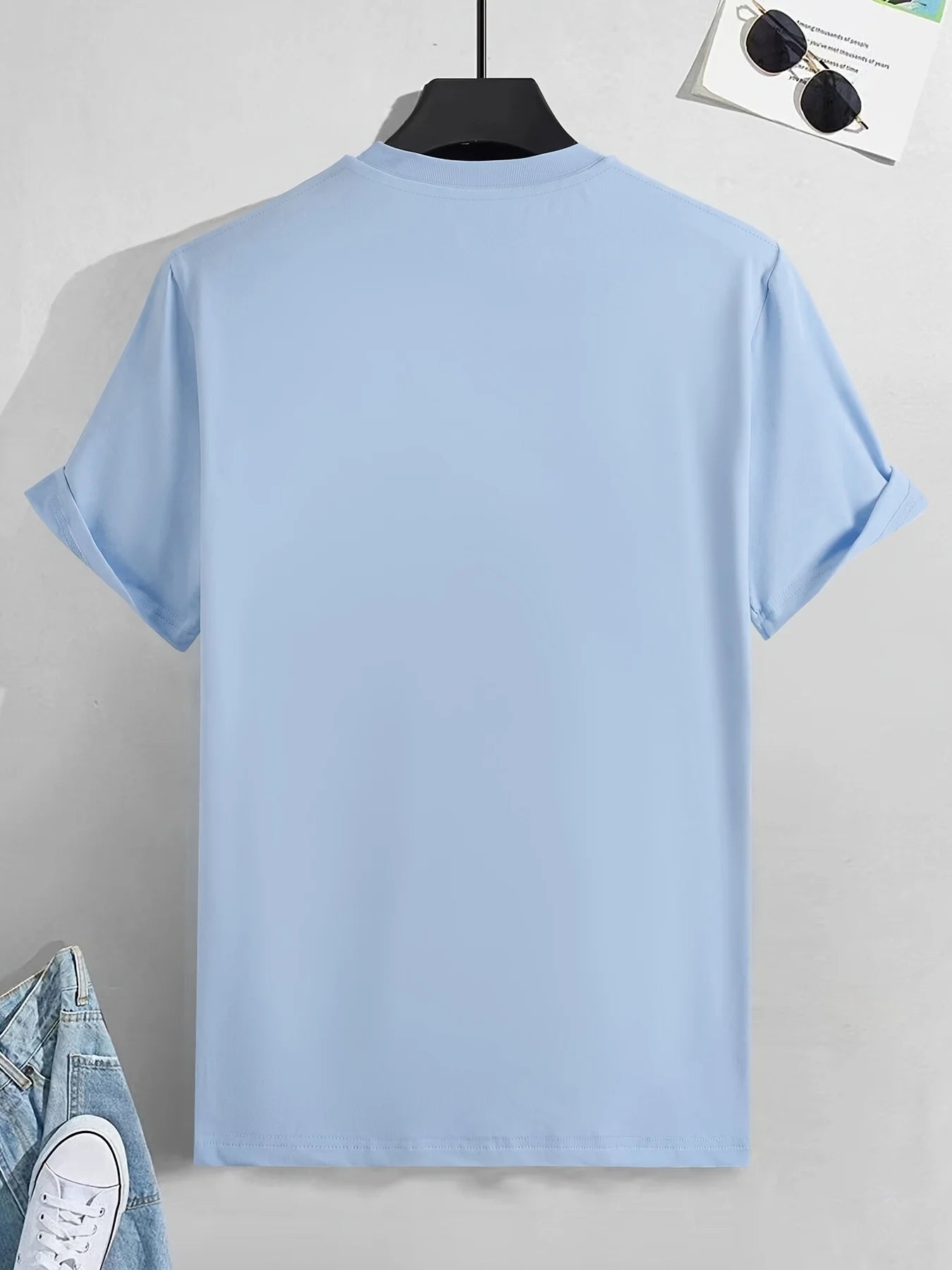 Men's Summer Loose Fit  100 Cotton be Kind Print T-shirt Tops O-neck Pactwork Casual T shirts for Men New