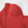 Black White Red Streetwear Tunics High Waist Overalls New Women Backless One Piece Jumpsuits Sexy Sleeveless Strapless Playsuits