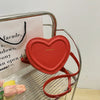 Fashion Heart Shape Crossbody Bags For Women New Solid Pu Leather Shoulder Bag Casual Ladies Handbags Designer Women Bags сумка