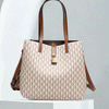 CH Premium Versatile Leather Crossbody Bag Ladies Large Capacity Daily Commuter Tote Bag Letter Print Design Ladies Fashion