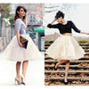 Multi-layer Tulle Tutu Skirts Fuchsia 6 Layers Fluffy Petticoat Underskirt Princess Ball Gown Women Halloween Party Skirt