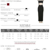 Weird Puss Summer Trend 2-teiliges Set Damen Weißer Saum Trägerloses Oberteil + Trägerkleid Elastische Streetwear-Outfits
