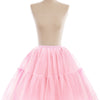 Multi-layer Tulle Tutu Skirts Fuchsia 6 Layers Fluffy Petticoat Underskirt Princess Ball Gown Women Halloween Party Skirt
