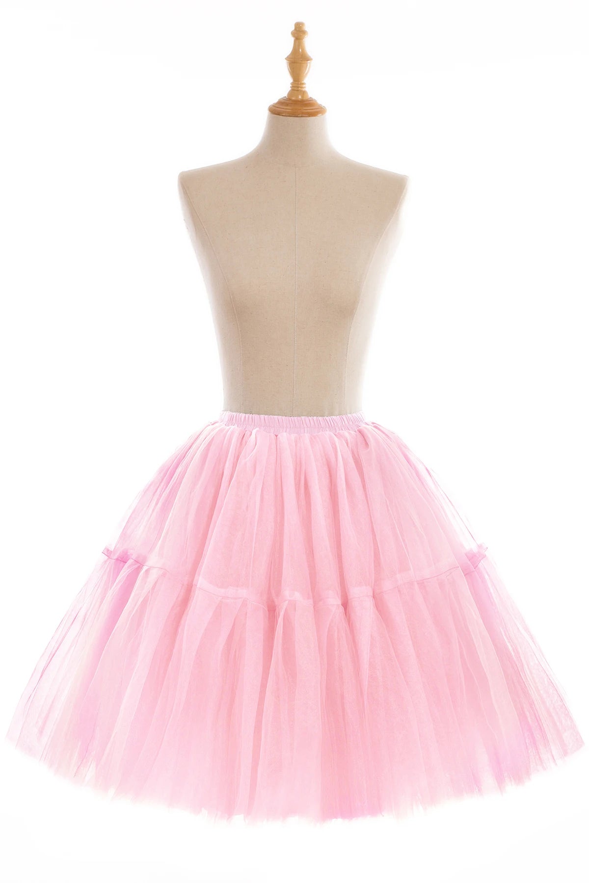Multi-layer Tulle Tutu Skirts Fuchsia 6 Layers Fluffy Petticoat Underskirt Princess Ball Gown Women Halloween Party Skirt