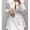New Spring And Summer Women's Fashion Tops And Skirts Two-piece Skirt Suit Elegant Casual White Holiday Two Piece Outfits Woman