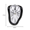 Surrealistische schmelzende Uhr geräuschlose schmelzende Wanduhr Salvador Dalí Stil dekorative Heim-Uhr Büro-Regal Tischgeschenk