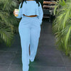 Two Piece Set Women Tracksuit Set Dashiki African Spring Summer Work Elegant Long Sleeve Top Pants Set Party Suit Matching Sets