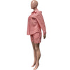 Two Piece Short Sets Women Striped Single Breasted Cardigan Blouses Shorts Elastic Waist Shirt Suit Casual Outwear Summer