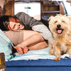 WESTTUNE Memory Foam Mattress CertiPUR-US Portable Roll Up Cot Bed for Home Camping Sleeping Pad Car Mat with Travel Bag