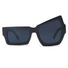 Fashion Irregular Square Sunglasses Funny Party Asymmetrical Sun Glasses Men Brand Designer Personality Black Sunglasses