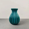 1pc Water Cultivation Imitation Ceramic Plastic Vase Living Room Plastic Home Vase, Modern Minimalist Home Decor