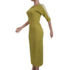 European and American women's fashion white stripe dress