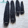 Crochet Braids Echthaar vorgeflochten Boho Box Braid Häkelzöpfe Echthaar vorgeflechtet mit lockigen Enden 100 Strähnen Farbe 30 27