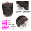 Peruanisches Haar 4x4 Lace Closure Vorgezupft Glattes Haar 13x4 HD Transparente Lace Frontal 100% Echthaar Natürlicher Haaransatz