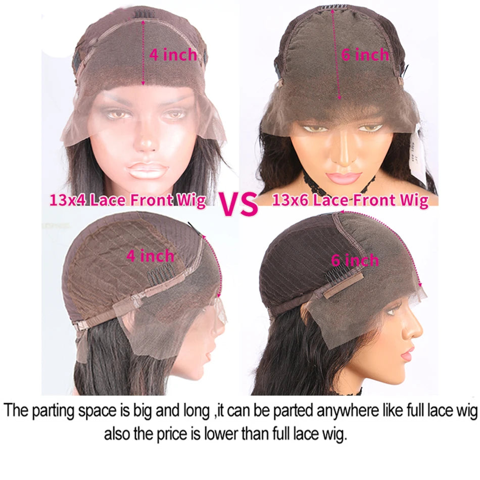 13x6 Ginger Blonde Fall Colored Human Hair Lace Front Wigs 180% HD Lace Frontal Wigs Straight Honey Blonde Human Hair Wig
