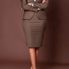 BWQ Women's Set Full Sleeve Button Blazer + Skirts Suit 2025 Winter Casual Streetwear Two 2 Piece Set Africa OL Work Outfits