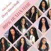 Menschenhaar zum Flechten, Tiefwellen-Bulk zum Flechten, ohne Tressen, Tief gelocktes Flechthaar für Boho Braids, brasilianisches Echthaar