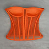 Steel Bone Transparent Bra Bustier Women's Waist Trainer Shapewear Girdles Corset Sexy Club Party Crop Top Lingerie Plus Size