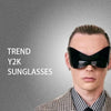 Fashion Rimless Cloud Shaped Sunglasses with Lightning Pendant Y2K Women's Luxury Sun Glasses Shades UV400 Brand Designer SG28