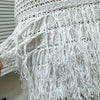 Women's Solid Color Sleeveless Round Neck Slim Fitting Fringe Fur Dress for Summer 2025