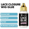 38ml/1.03fl.oz Waterproof Lace Wig Glue - Extremely Hold, Invisible, Quick Dry & Easy Removal - No Odor Hair Adhesive for Wigs