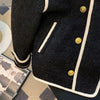 Herbst Winter Umlegekragen Lammwollmantel Damen Vintage Spleiße Locker Jacken Damen Mantel Verdicken Oberbekleidung Damen Jacke