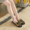 Custom Queen Of Absolutely Everything Gold Baroque Soft Memory Foam House Slippers Women Comfy Warm Anti-skid Sole Slipper