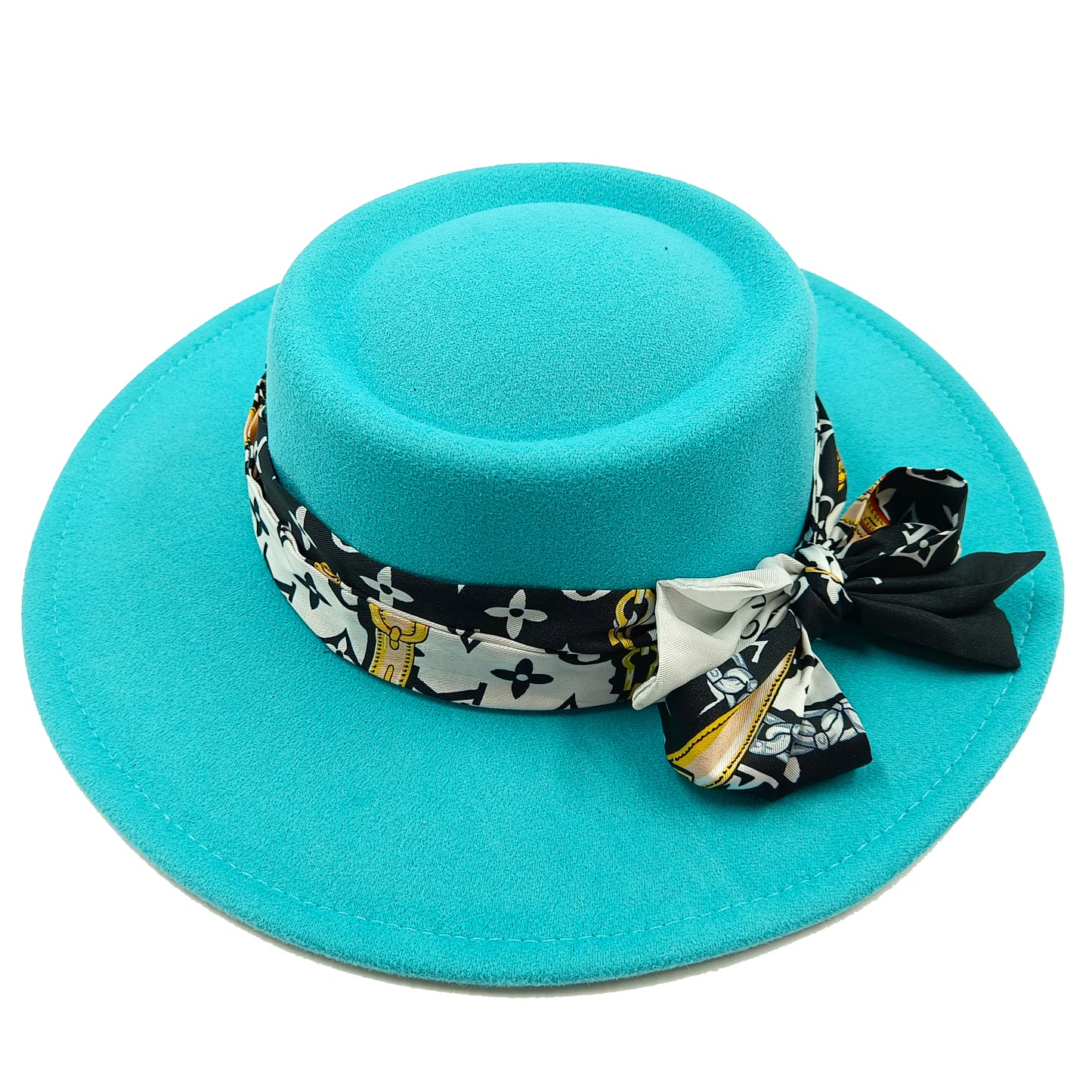 Set Straw Hat and Bag Set Gold Chain Bag Hat Set Ladies Leather Bag Tote Church Fedora Party Jazz Straw Hat