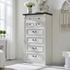 Farmhouse 7 drawer dresser, 57" large Roman column chest of drawers, bedroom, hallway, living room storage dresser.