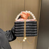 MOODS Luxury Evening Purses For Women Dazzling Pearl Beads Chain Crossbody Bag Dinner Party Clutch 2023 Luxury Designer Handbags
