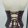 SsTss American Court Corset Sheer Mesh Breathable Corset Sexy Top Hollow Irregular Lace Double Layer Shapewear Chic Camis Top