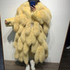 GO BALLISTIC YA Fox Fur Coat 2023 Winter New Natural Fur Clothing Fur Outwear 7337