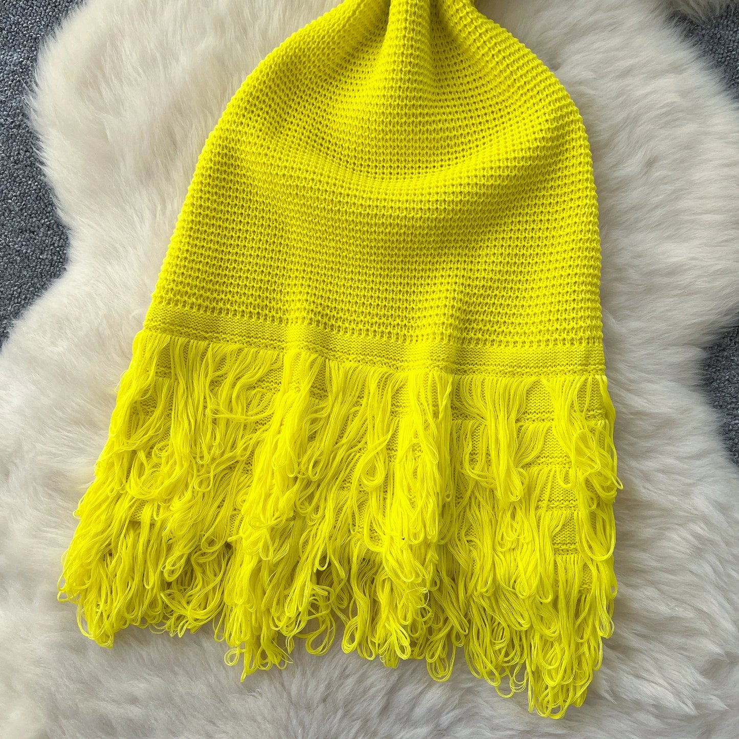 Chic Elastic Knit tassel O Neck Women Elegant Korean Fashion Vestidos Summer A-line Wrap mini dress