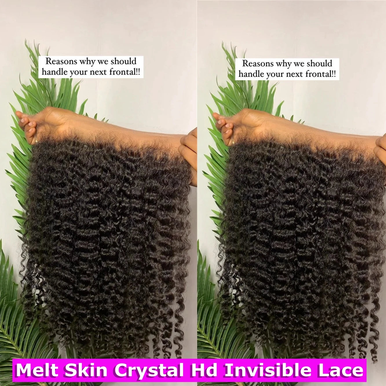 13x6 HD-Lace-Frontal nur Tiefwelle 13x4 Full Frontal unsichtbare HD-Lace-Verschluss nur Echthaar für Frauen schmilzt Haut vorgezupft