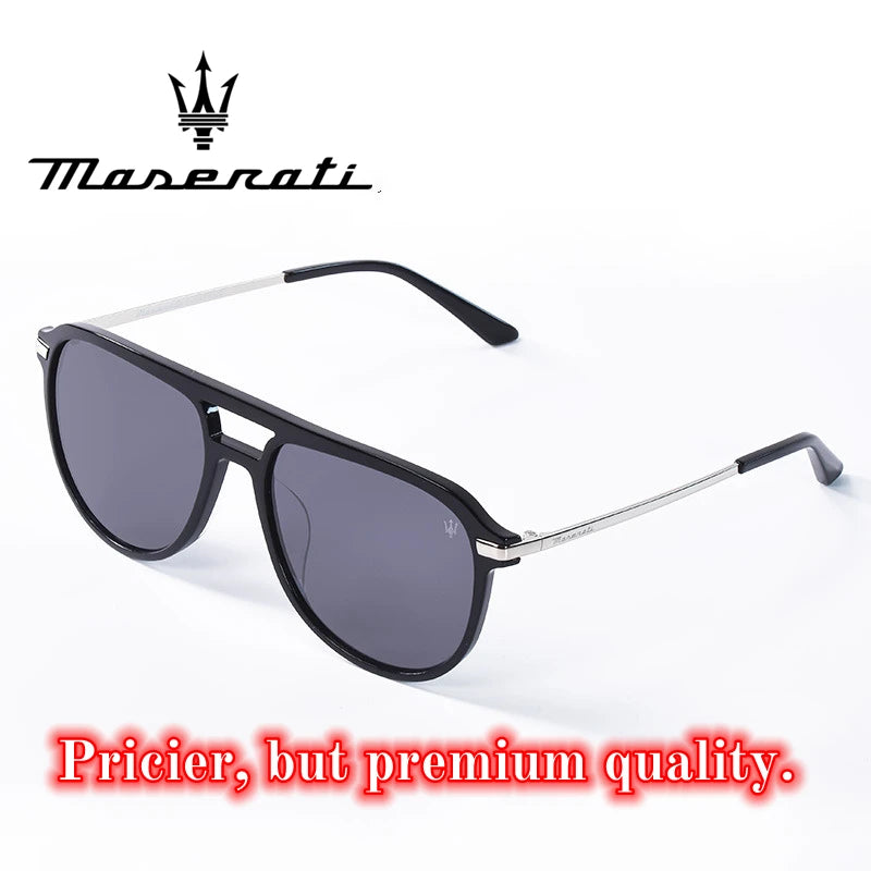 MASERATI Luxury Sunglasses Nylon Sunglasses UV400 Sunglasses for Driving Cycling Beach Outdoor for Men Women Trendy Design