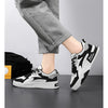 New Autumn Men's Sneakers Men's Comfortable Platform Shoes 2023 Trend Lace-up Vulcanized Shoes White Casual Sneakers Zapatillas