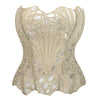 Hollow Out Corset Tops Irregular Hem Fishbone Underbust Top Slim Bandage Shapewear Bustier Korset Costumes Evening Party Corset