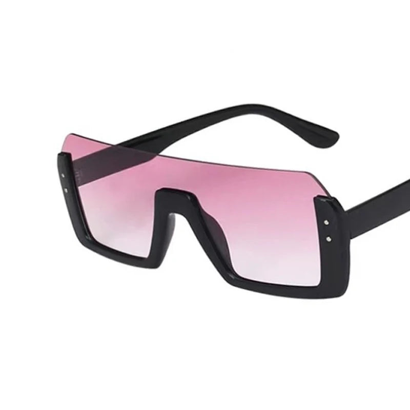 Neuartige Sonnenbrillen für Herren und Damen – modische, mehrfarbige große Rahmen, quadratisch, rundes Gesicht, Retro-Integrationsbrille