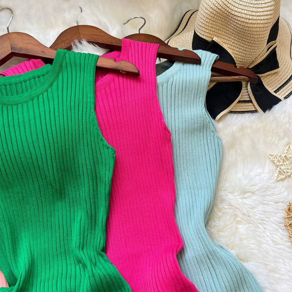 YuooMuoo Chic Fashion Sexy Package Hips Ruffled Mini Dress Women Summer Slim Elastic Knitted Party Dress Streetwear Lady Outfits