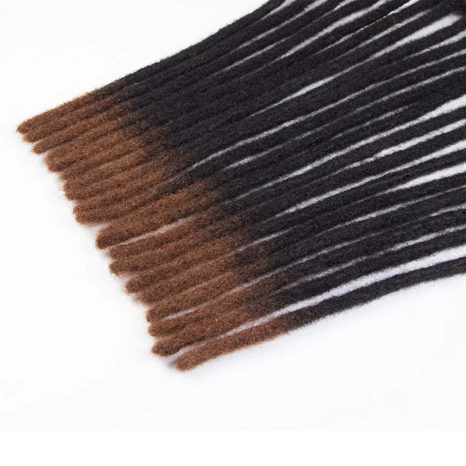 Kinky Straight Human Hair Dreadlocks Loc Extensions Wholesale Crochet Braids Peruvian Remy Hair Extensions 10 20 40 60 Strands
