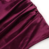 Burgundy Dresses Plus Size 4XL Sexy Bodycon Long Prom Slit Evening Birthday Party Cocktail Outfits for Ladies 2024 Spring Summer