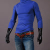 Thermal Underwear Tops Men Winter Clothes Thermal Shirt Autumn Men's Winter Tights High Neck Thin Slim Fit Long Sleeve T-shirt