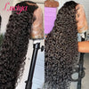 Kleberlose vorgeflochtene Perücken Tiefe Welle HD 13x6 Lace Front Perücke, alles vorbereitet, gelockt, 13x4 HD Lace Front Echthaarperücken, sofort tragbar