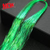 Shiny Sparkle Hair Tinsel 150PC/120cm Thin Colorful Rainbow Silk Hair Extensions Dazzles Women Hippie for Braiding Headdress