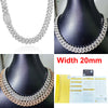 Pass Diamond Test Hip Hop Jewelry VVS1 Stone Shiny 2row 3row Men Women 925 Sterling Silver Necklace Moissanite Cuban Link Chain
