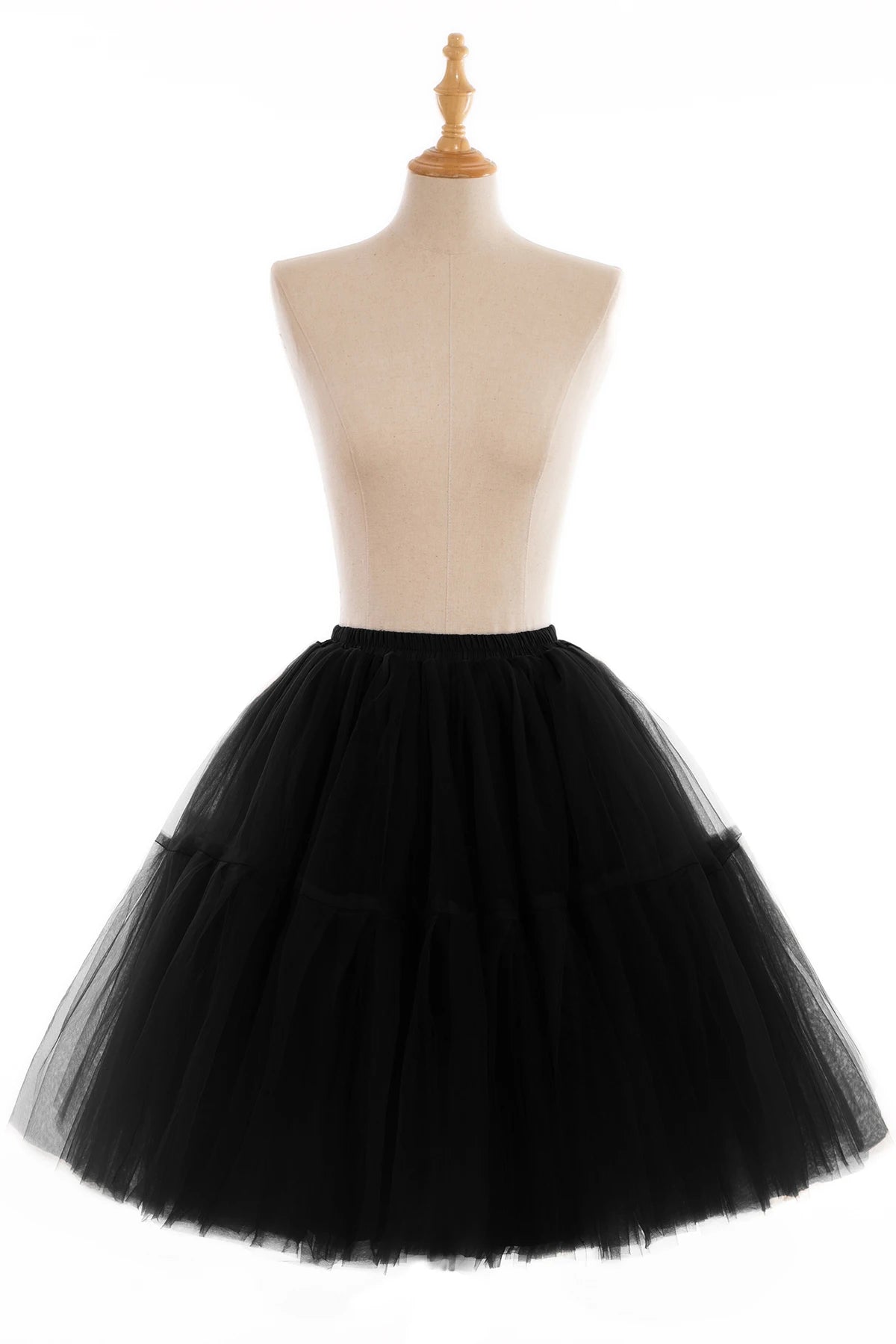 Multi-layer Tulle Tutu Skirts Fuchsia 6 Layers Fluffy Petticoat Underskirt Princess Ball Gown Women Halloween Party Skirt