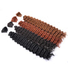 Synthetic Bulk hair for Braiding Wet and Wavy Micro Braiding No Weft Faux Deep Wave Braiding Hair Extensions for Box Boho Braids
