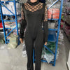 Women's Tight Jumpsuit Spring 2024 New Streetwear Fashion Elegant Splicing Sexy High Waist Long Sleeves Jump Suits for Female