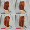 4/30/4 Farbe Echthaar Bob Perücke Glatt 13x4 Lace Front Echthaar Perücken Brasilianische Perücke Kurze Echthaar Bob Perücken Ombre Perücke