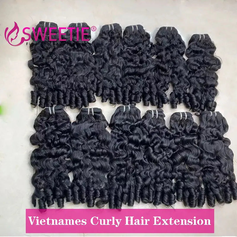 12A Burmesische Pix Curls Echthaar-Bundles Angebote Vietnamesisches unbehandeltes Echthaar-Weave-Bundle Ocean Spiral Lockiges Haar-Bundles